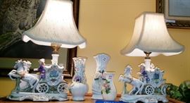 Beautiful Victorian Matching Lamps