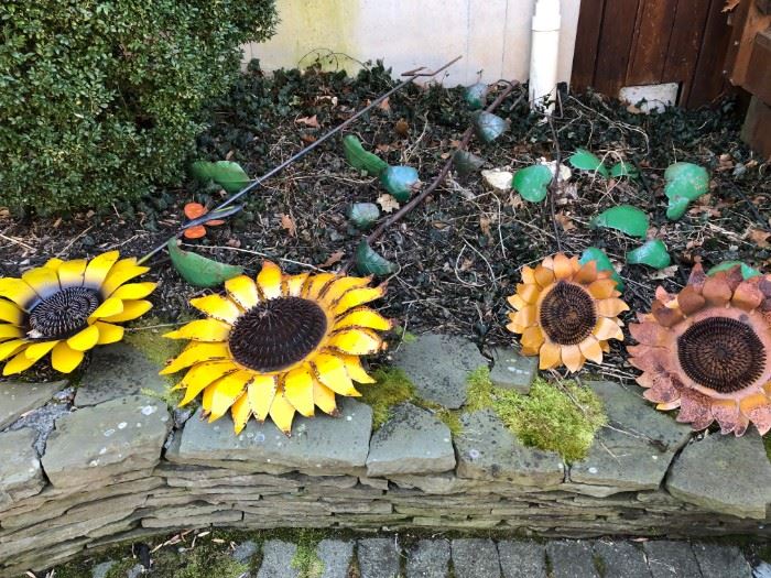 Recycled Metal Garden Ornaments