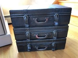 Stacked Suitcase Style Cabinet w/ Drawers
