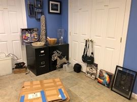 File Cabinets, Hammock, Metal Tree (In Box)