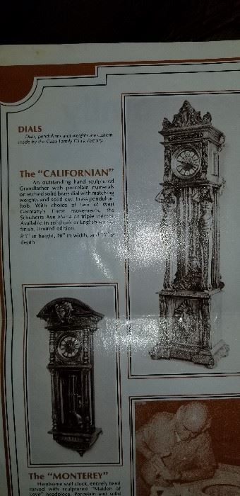 This clock looks brand new! Hand carved and from San Diego, California!!! Early 70's