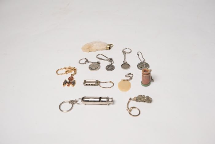 Assorted Vintage Keychain Collection