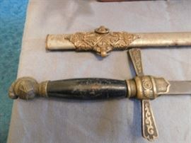 Wooden  Handle KNIGHTS OF PYTHIAS sword