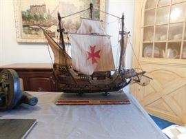 Santa Maria model ship