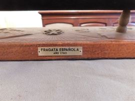 Vintage Spanish Model ship Fragata Espanola 