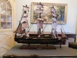 Vintage Spanish Model ship Fragata Espanola 