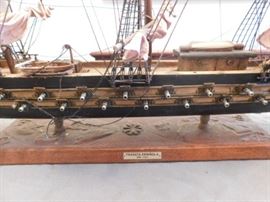 Vintage Spanish Model ship Fragata Espanola 