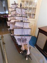 Vintage Spanish Model ship Fragata Espanola 