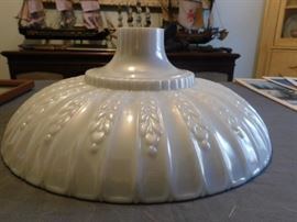 Torchiere  antique shade