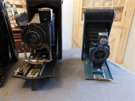 Vintage Kodak cameras