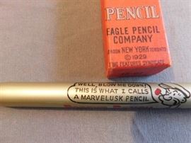 Vintage 1929 Eagle Popeye pencil