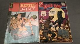 Vintage Beetle Bailey and Black Fury comics