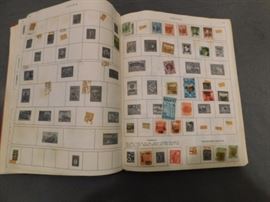 1940's World Wide postage stamp book