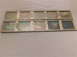 Victorian  Handpainted  Magic Lantern Slides