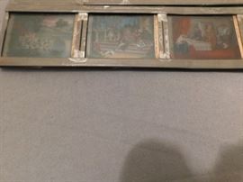Victorian  Handpainted  Magic Lantern Slides