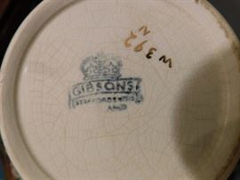 Gibsons Staffordshire England Pitcher 