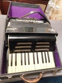 Vintage Imperator Pian Accordion in case 