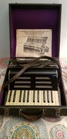 Vintage Imperator Pian Accordion in case 