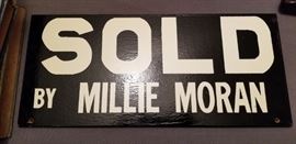 SOLD by Millie Moran  Wood sign 