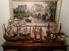 Scale replica Model ships 