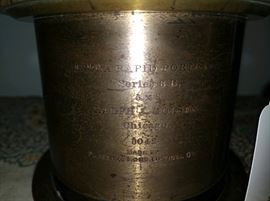 Ralph Golsen Bausch and lomb 5 by 8 brass lens series 3 b number 5042