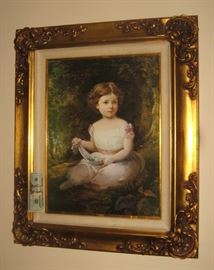 Oil on Canvas, 6 inch Bill is for Size Comparison