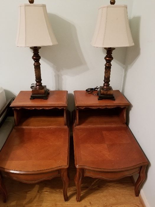 End tables and lamps