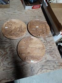 Lot of Byron Molds 1980 Decorative Plates