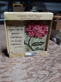 New Ceramic Wall Plaque