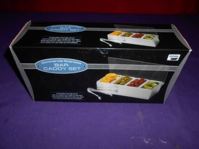 Commercial SS Bar Caddy Set