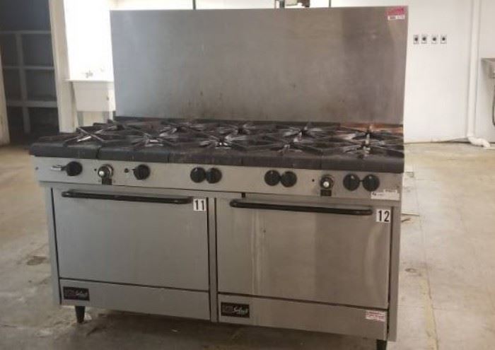 Select By Southbend 10 Burner Gas Grill with 2 Ove ...
