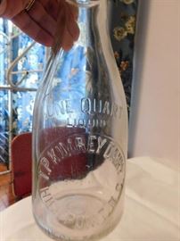 T.P. Kimrey Dairy Bottle High Point, N.C.(Quart)