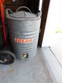 Vintage Galvanized Water Cooler