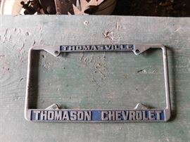 Thomason Chevrolet License Frame