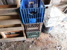 Vintage Milk Crates