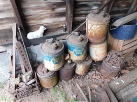 Old Oil Cans