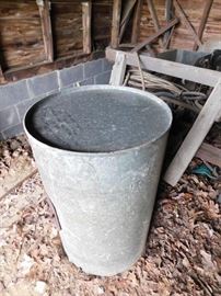 Old Mechanical Transplanter Tobacco Tub