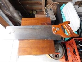 Old Disston Miter Saw 