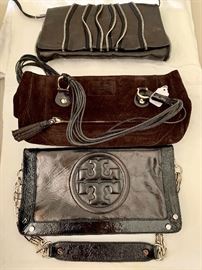 Designer handbags by Tory Burch, Stuart Weitzman and more.