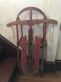 vintage Royal Racer sled.  good condition, considering it's age!