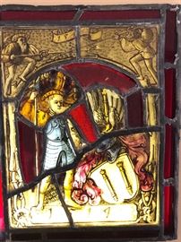 FABULOUS STAINED GLASS FRAMED ART A MUST SEE