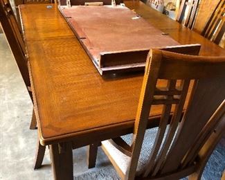 Gorgeous Dining table chairs with Buffet!