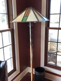 Tiffany style shade floor lamp