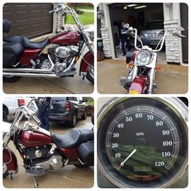 2001 Harley Davidson Road King. 4600 miles.