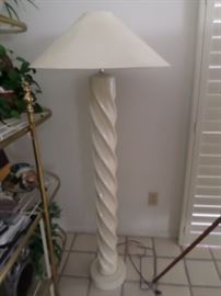Free Standing 5' tall 80's lamp