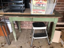 One of two Antique Tables