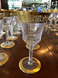 St Louis Crystal Thistle Claret Wine