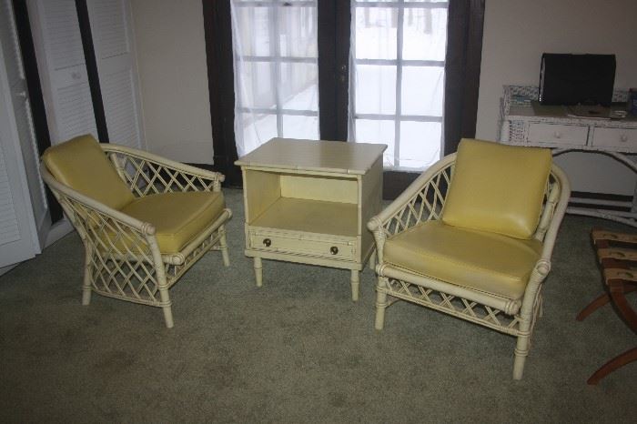 VINTAGE BAMBOO CHAIRS