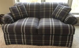 Plaid Loveseat