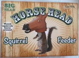 Horse Head Squirrel Feeder